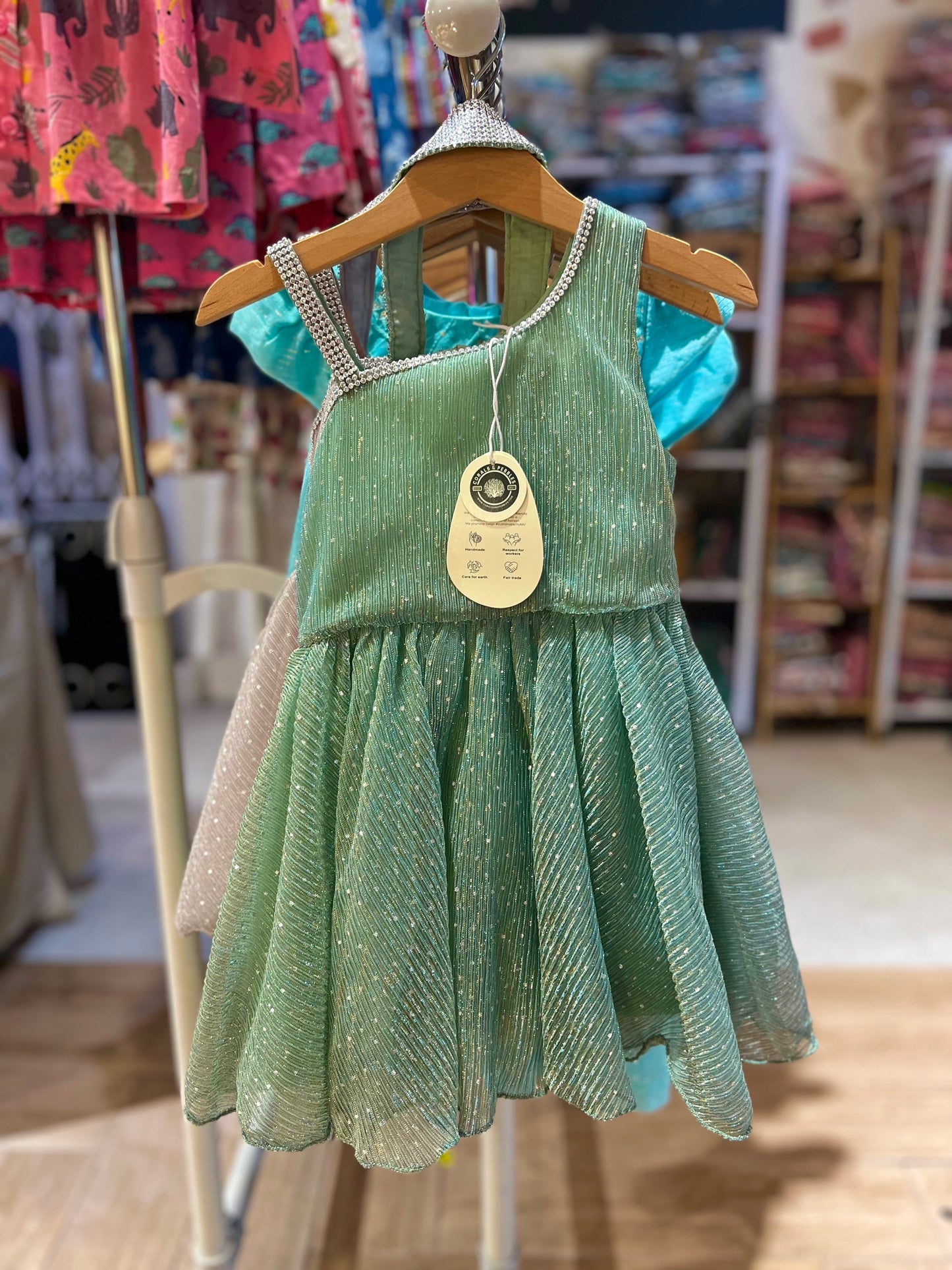 Mystic Mint Twirl Dress