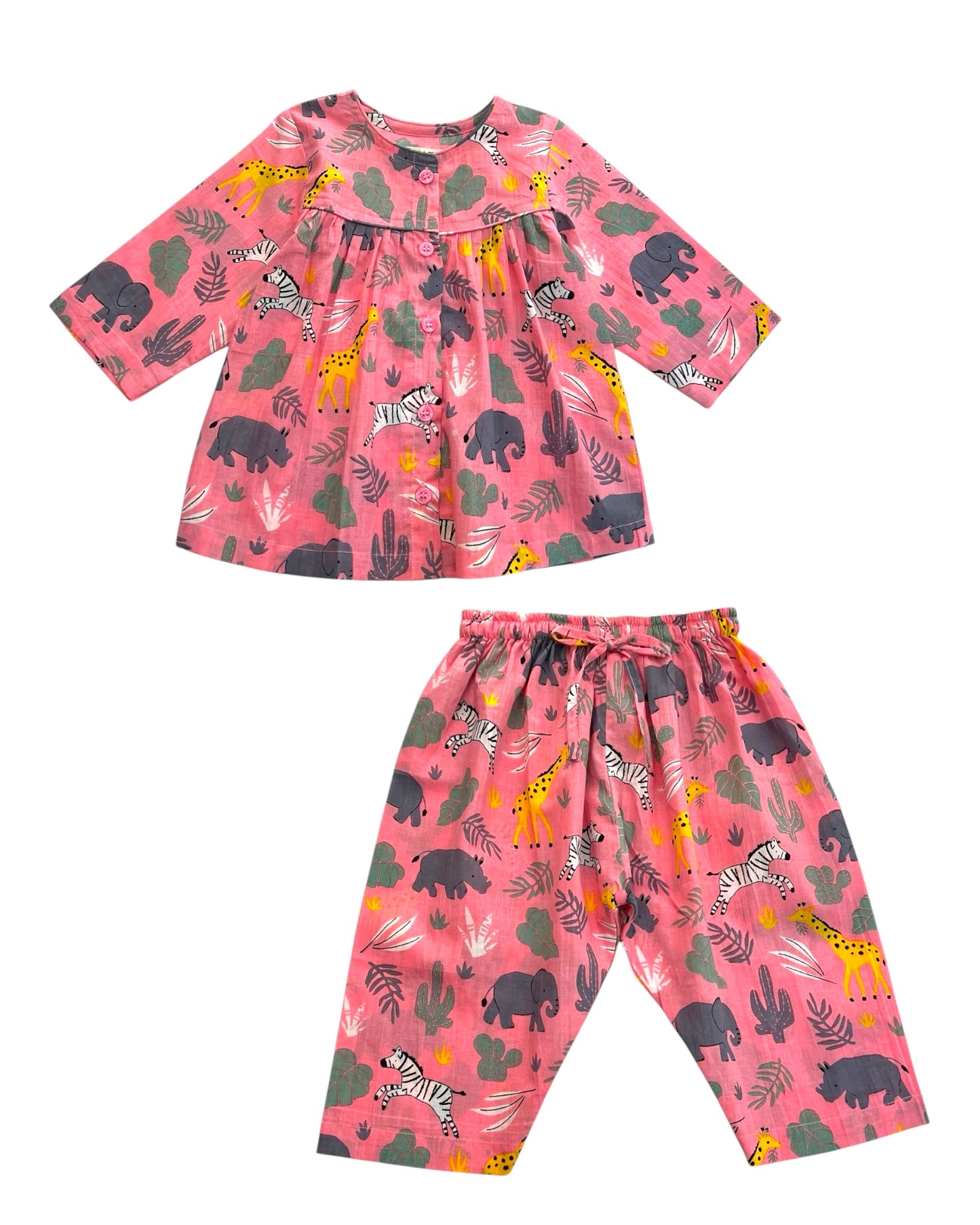 Jungle Safari Girls Sleepwear