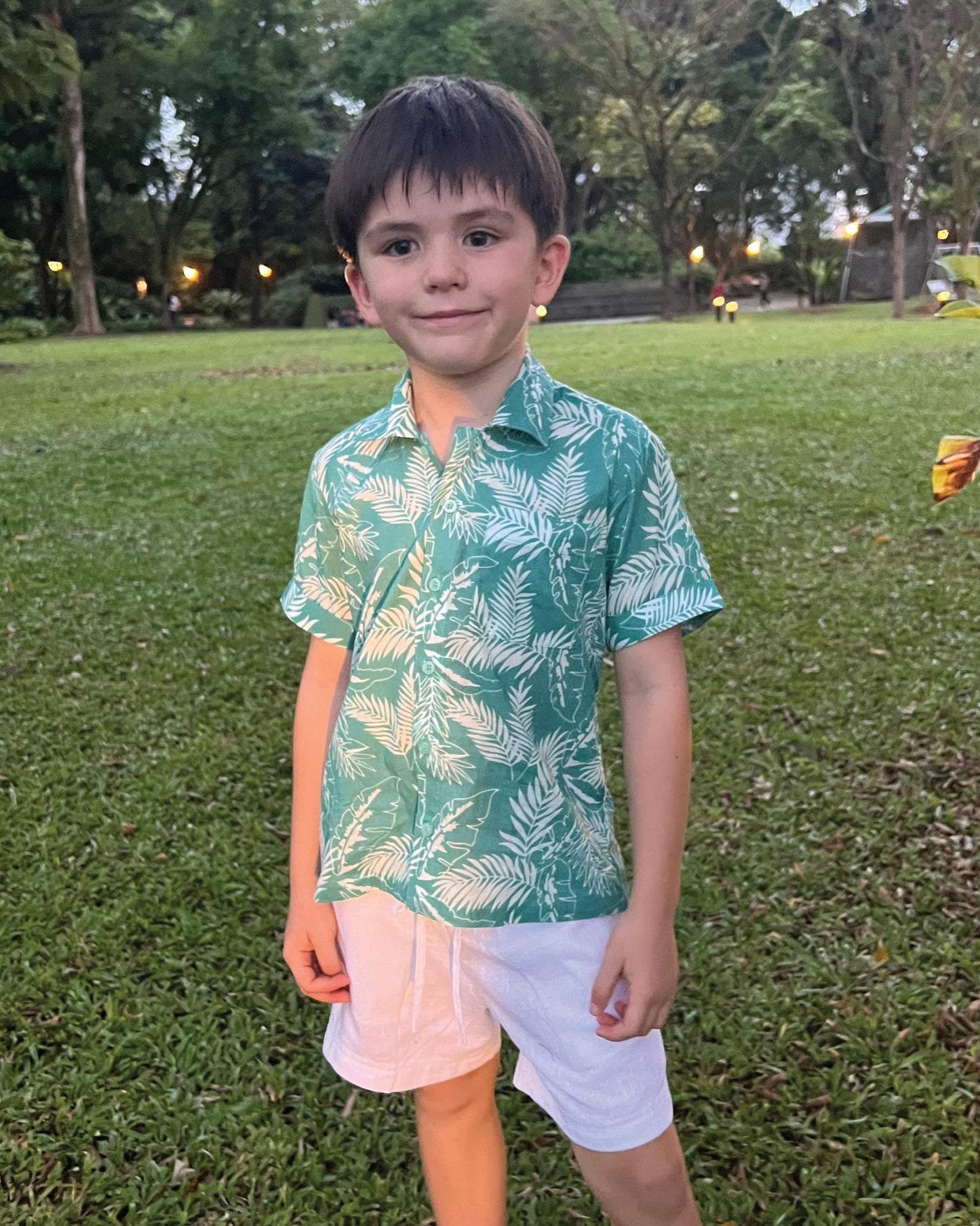 Turquoise Canopy Shirt