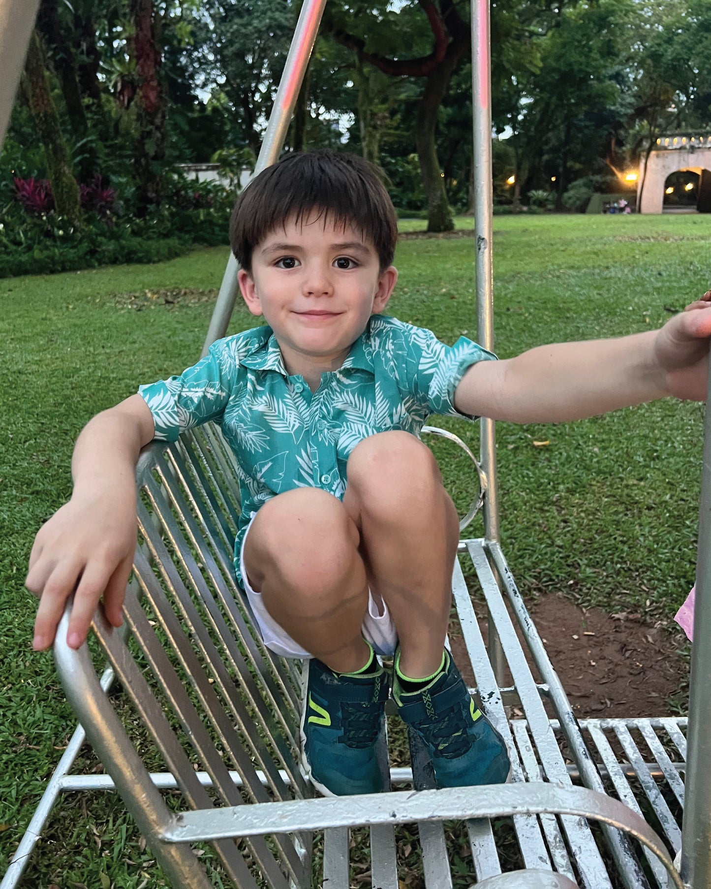 Turquoise Canopy Shirt