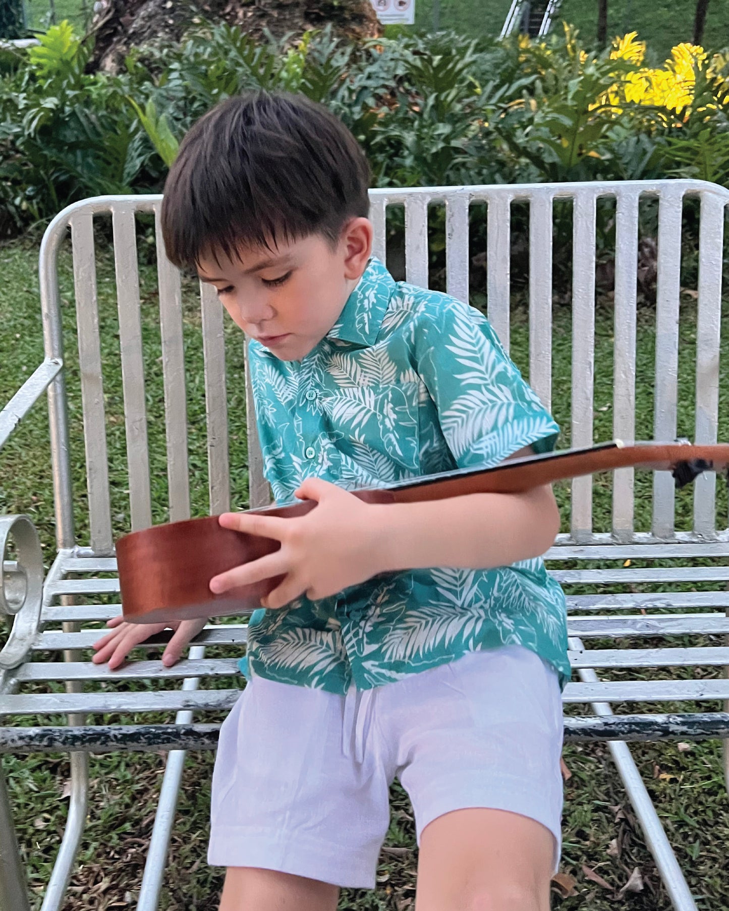 Turquoise Canopy Shirt