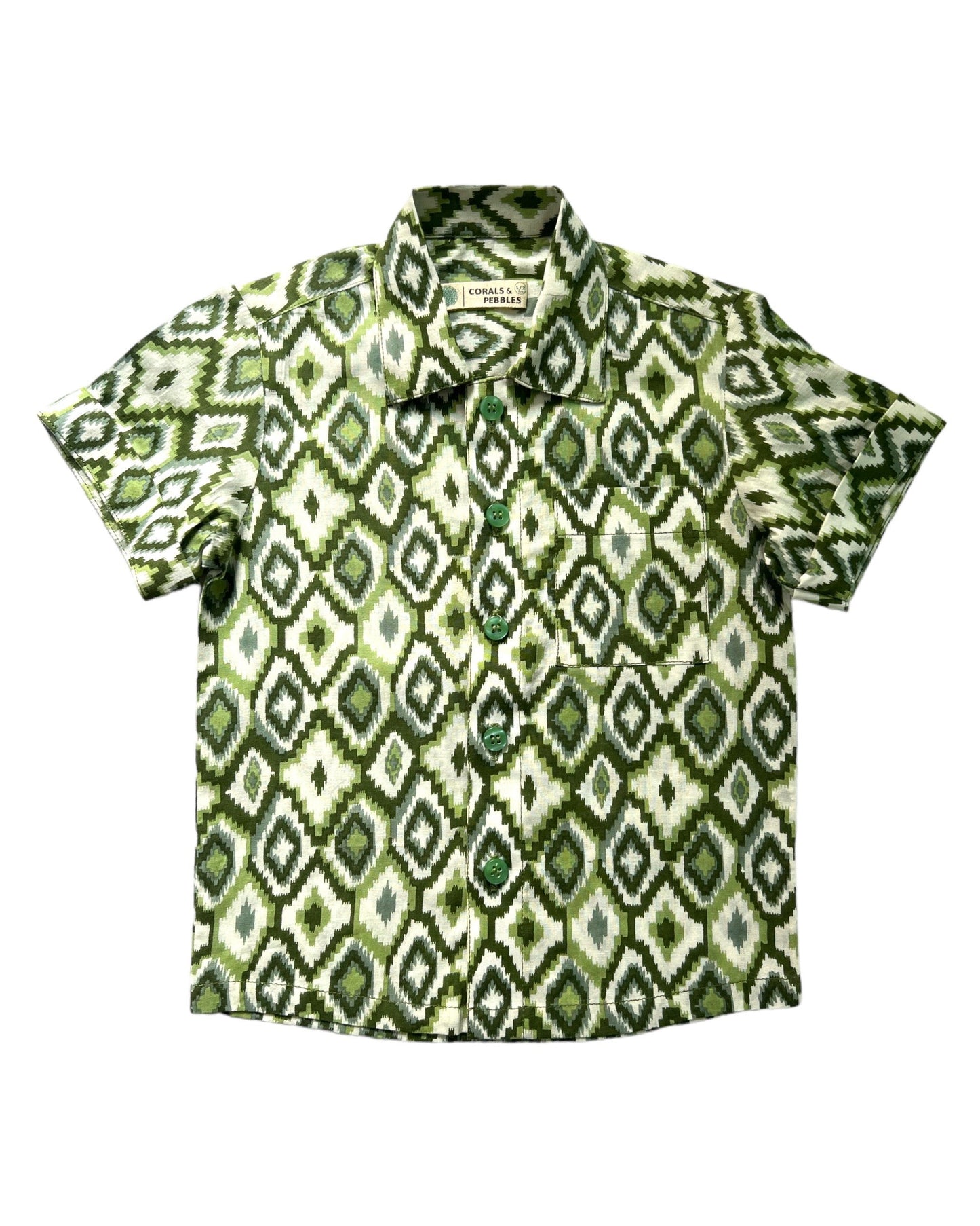 Cool Green Breeze Boys Coord Set