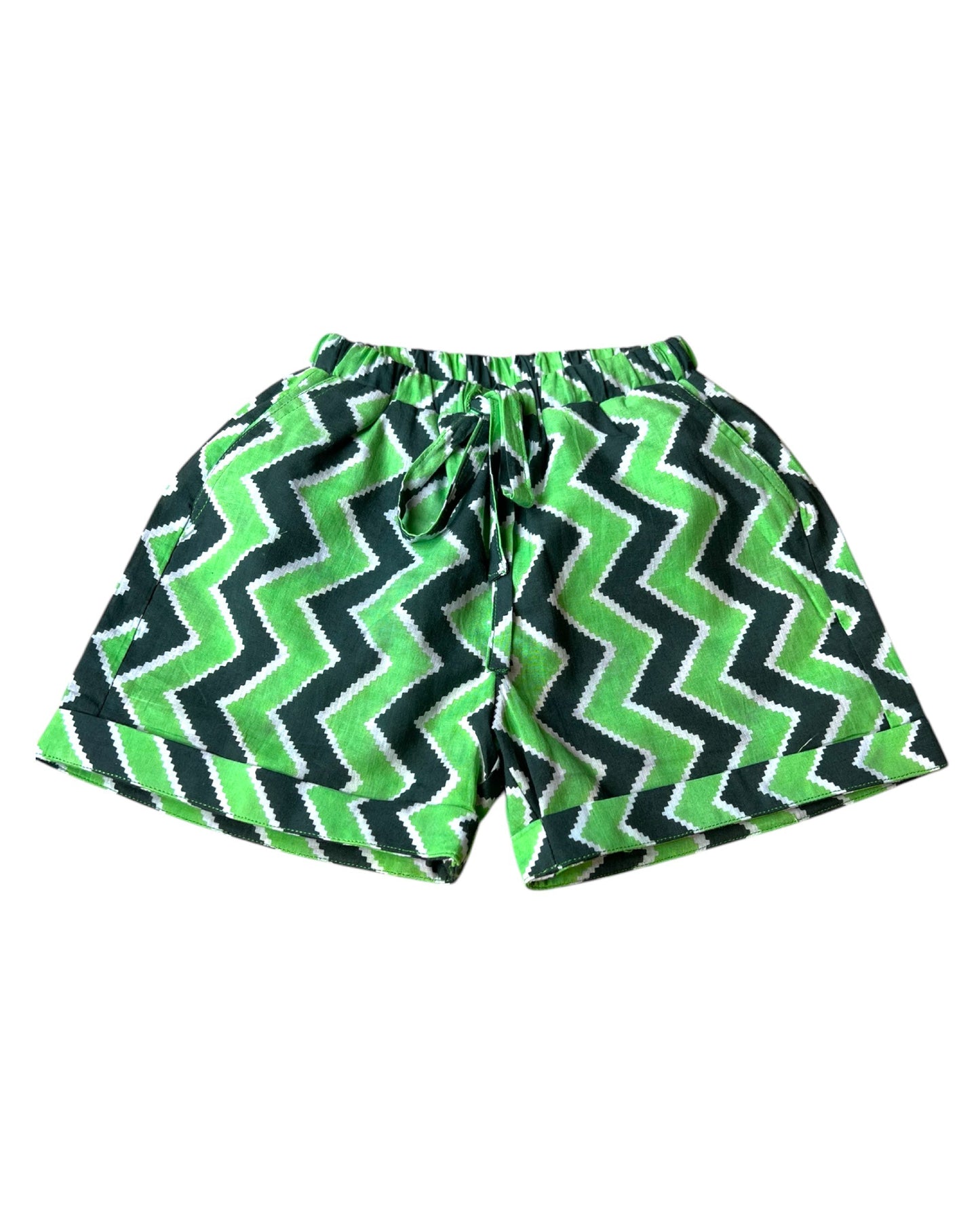 Green Chevron Co-ord Set: Smart, Stylish & Sustainable!