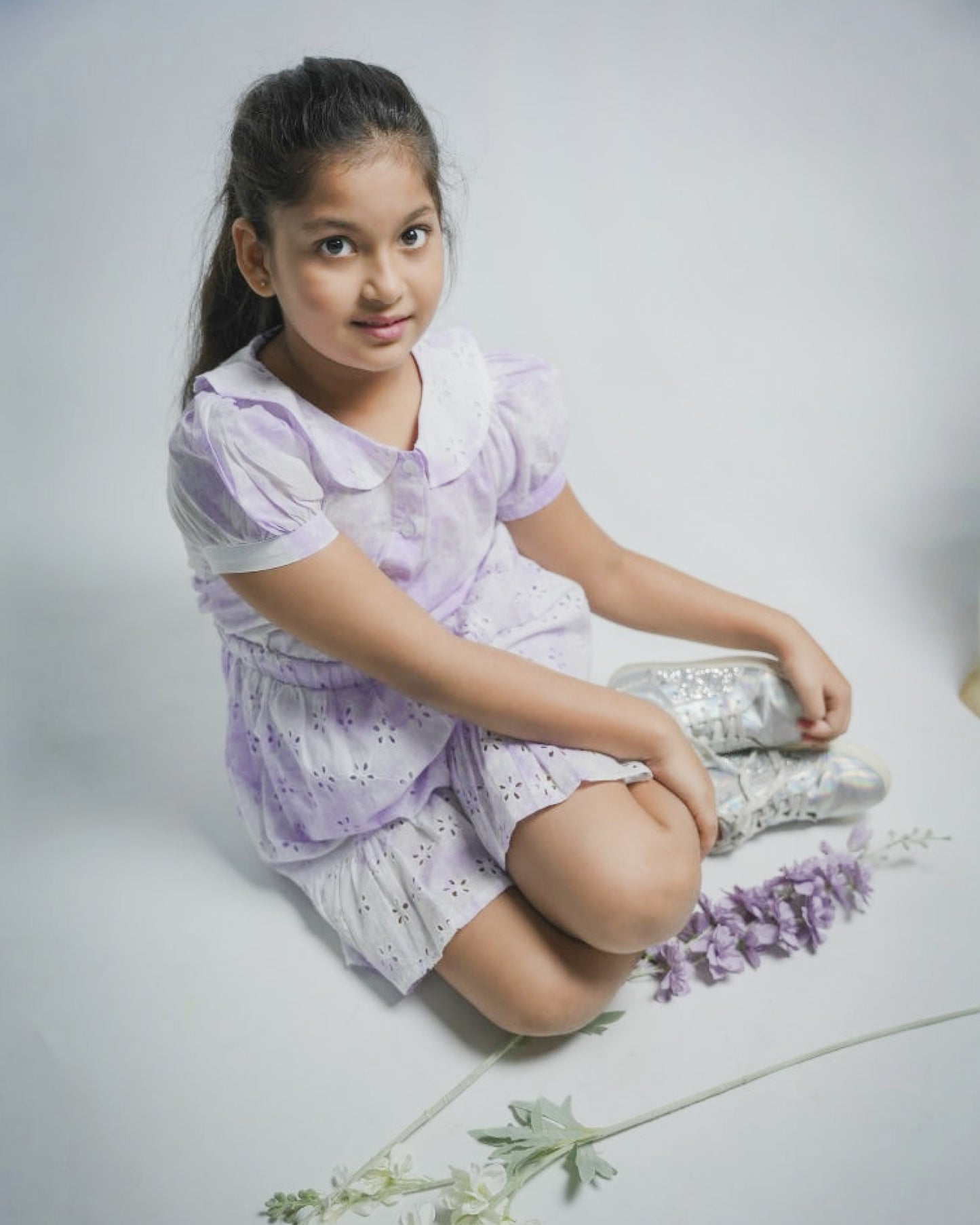 Lavender Dreams Girls Coord Set: Whimsical Elegance Meets Comfort!
