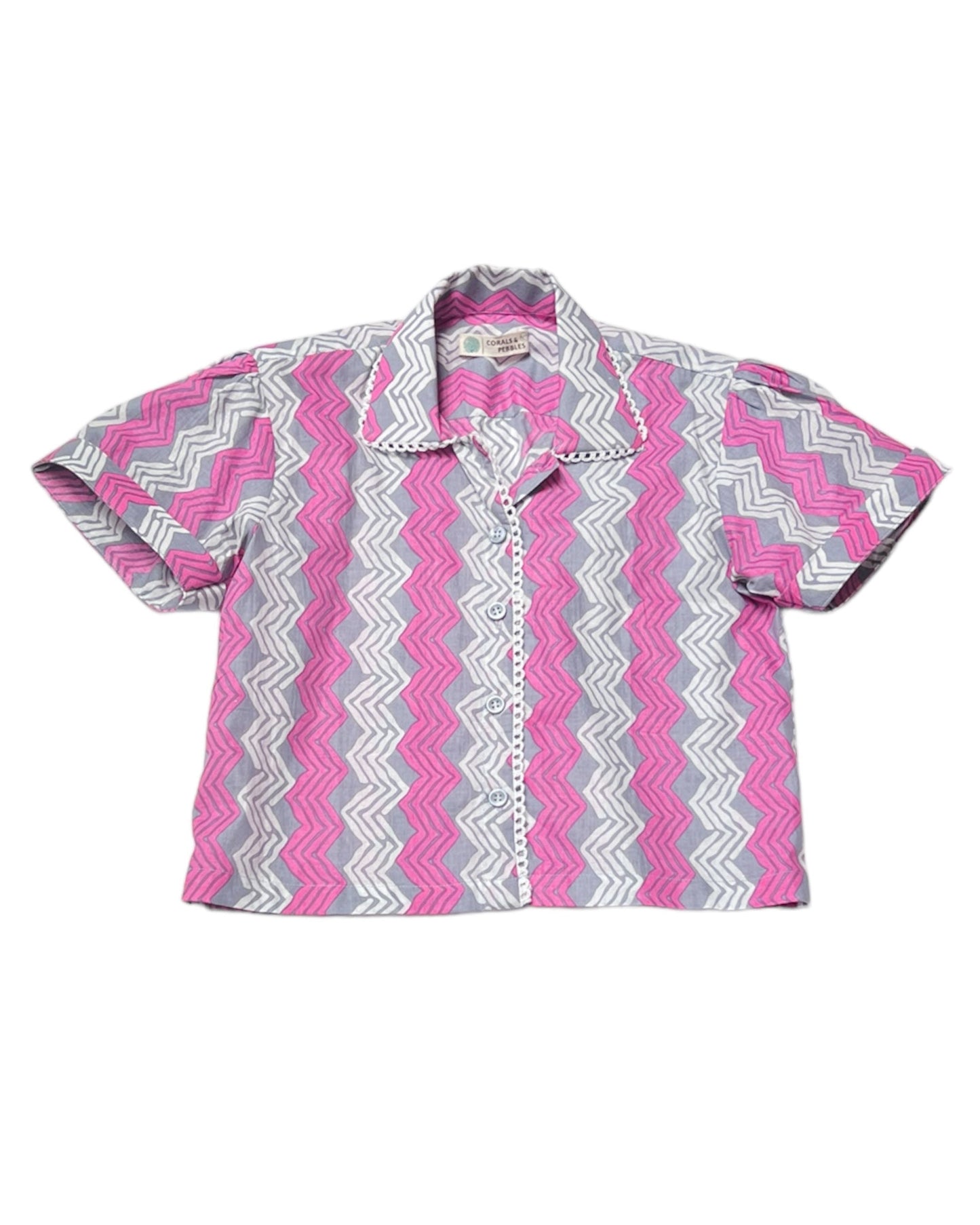 Chevron Chic Girls Coord Set: Timeless Style with a Modern Twist!