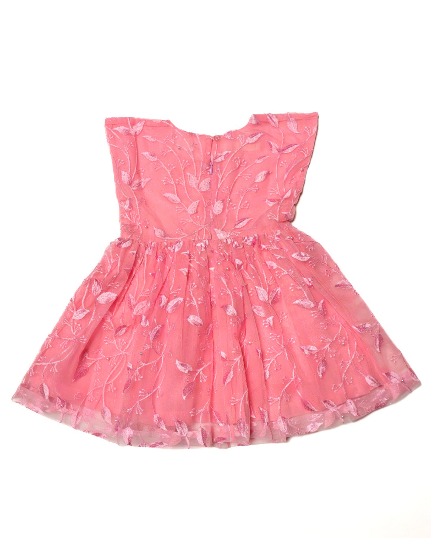 Floral Princess Rose Pink Dress