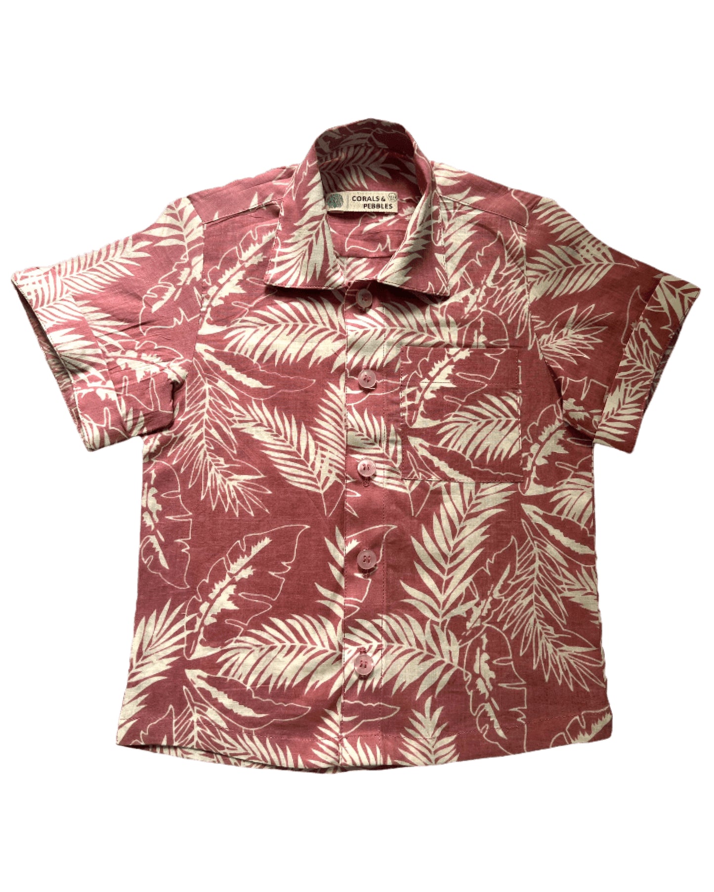 Dusty Rose Palm Adventure Shirt
