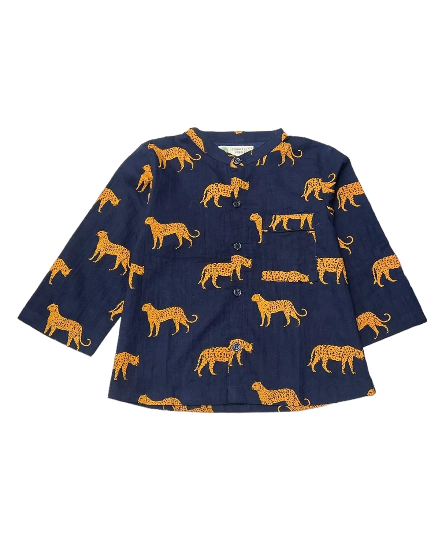 Midnight Blue Leopard Dreams Girls Sleepwear