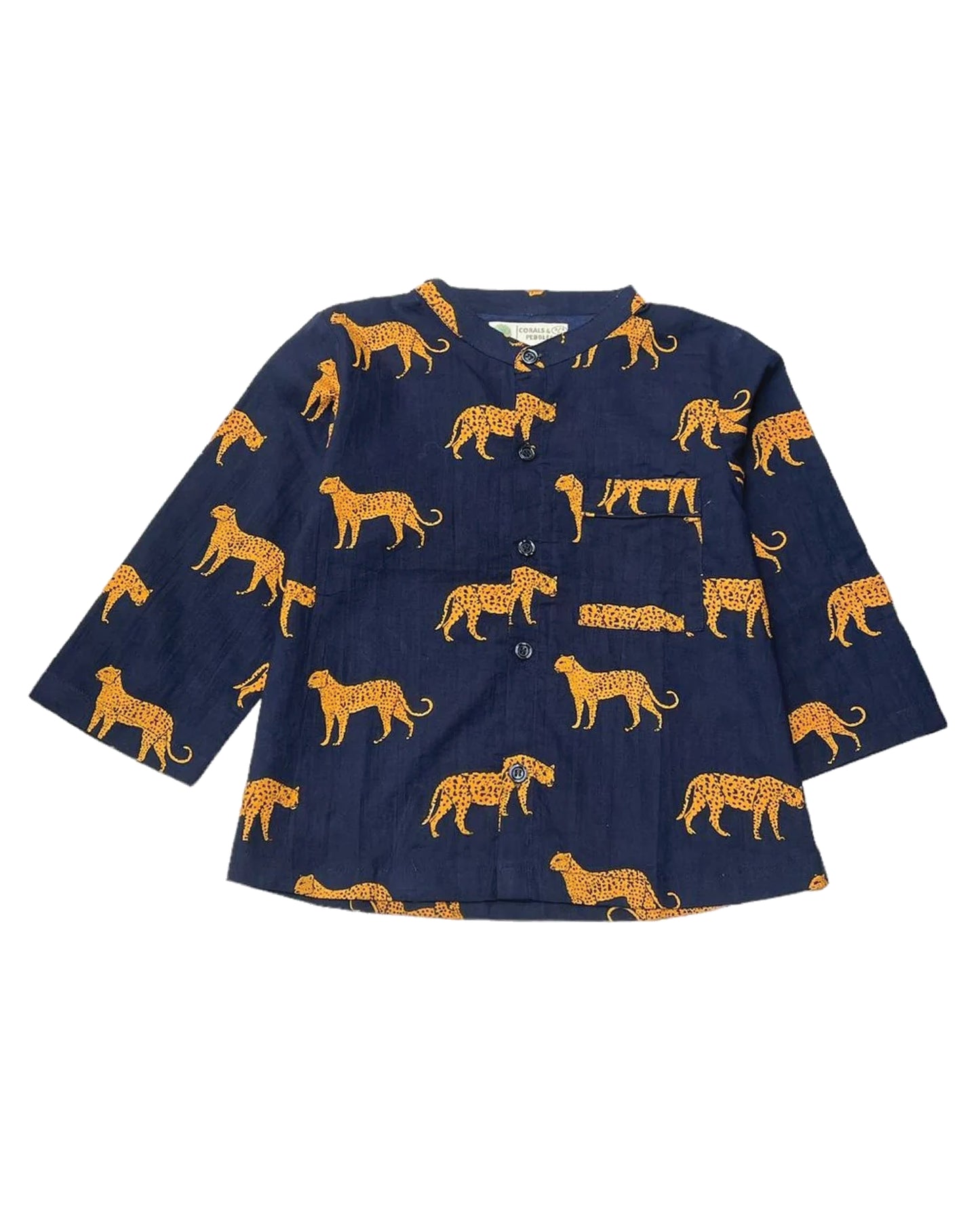 Midnight Blue Leopard Dreams Boys Sleepwear