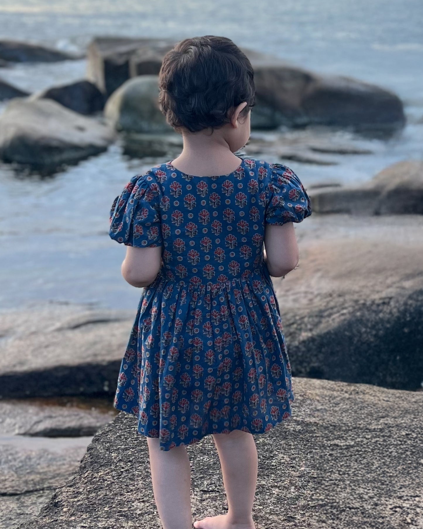 Cobalt Cuties Girls Dress