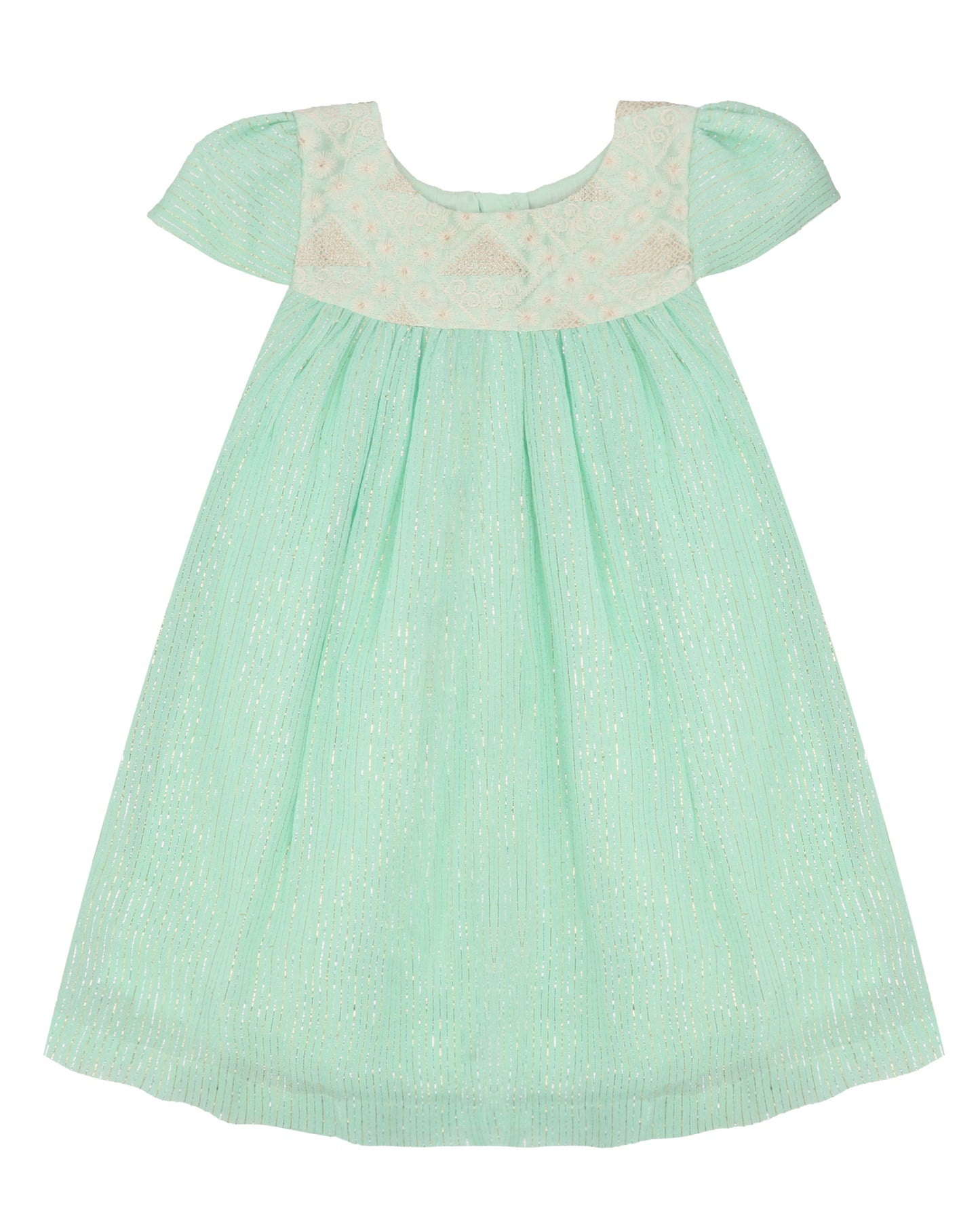 Glittering Gala Mint Girls' Dress