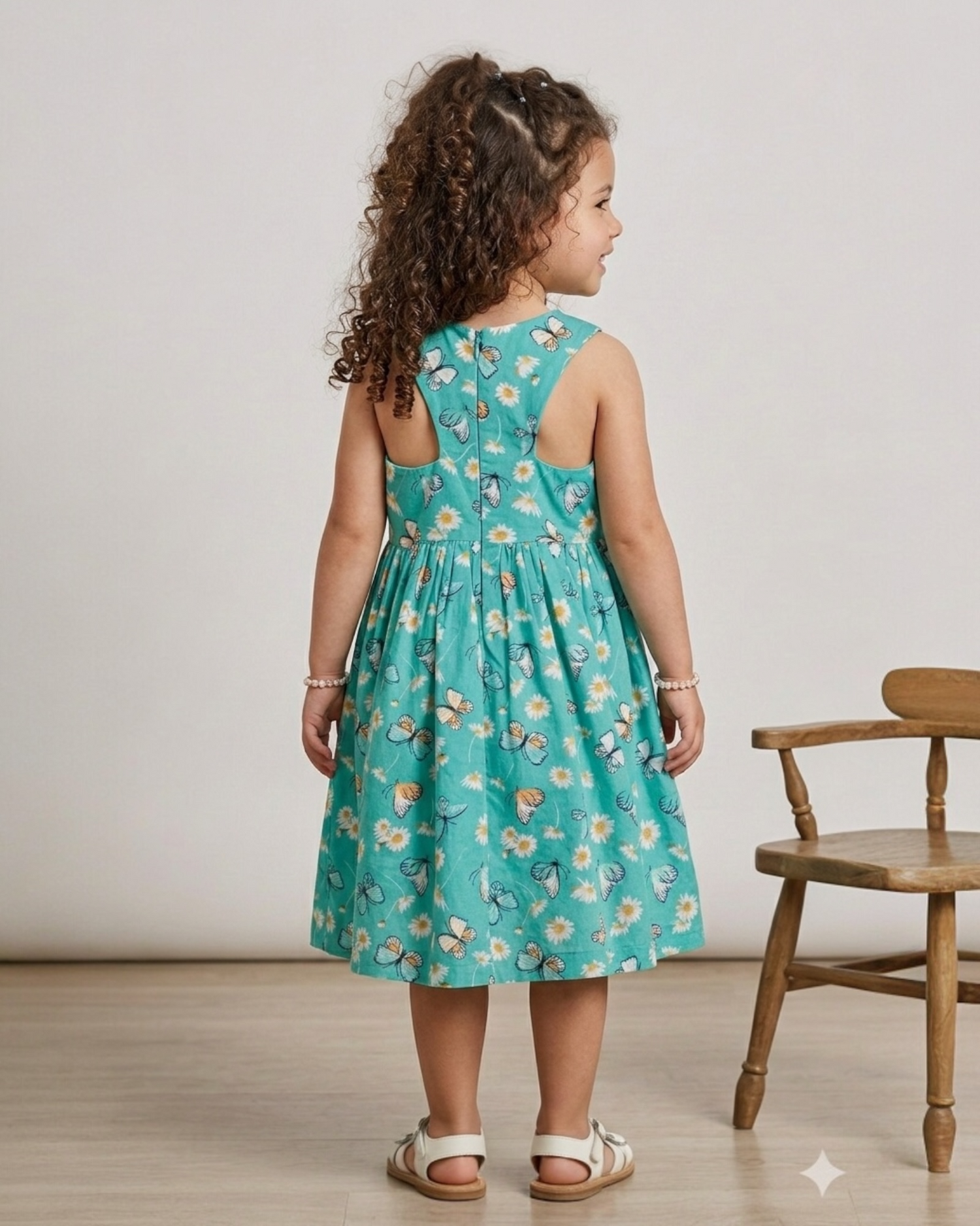 Butterfly and Daisy Girls dress