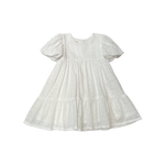 Load image into Gallery viewer, Snowy White Cotton Delight Dress
