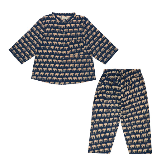 Blue Elephant Adventure Boys Sleepwear