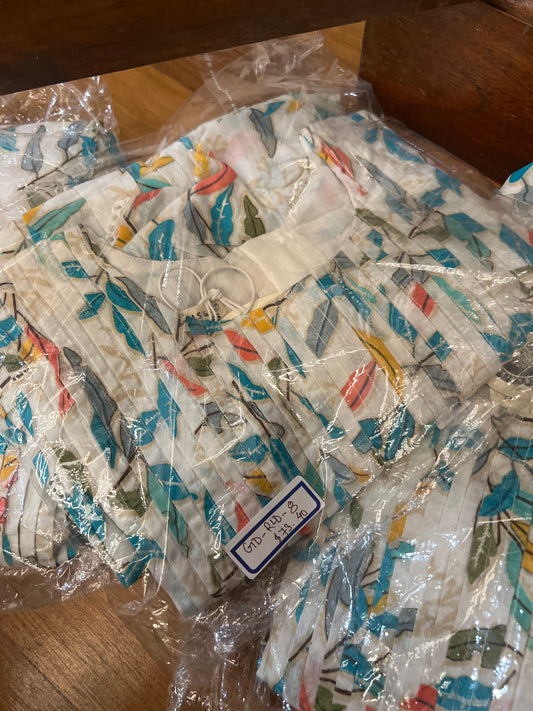 Rainbow Leaves Girls Dress