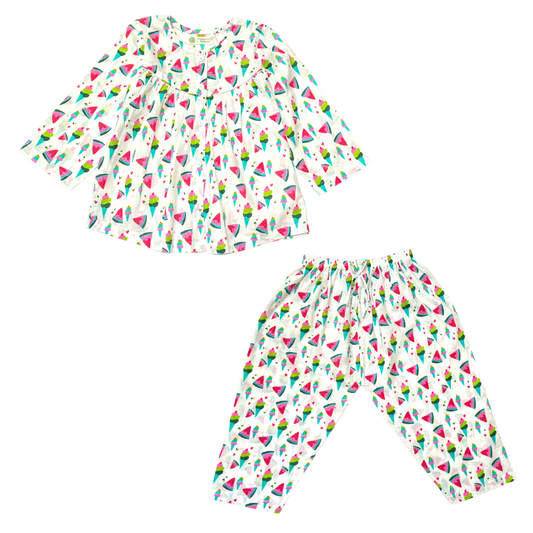 Watermelon Icepop Girls Sleepwear