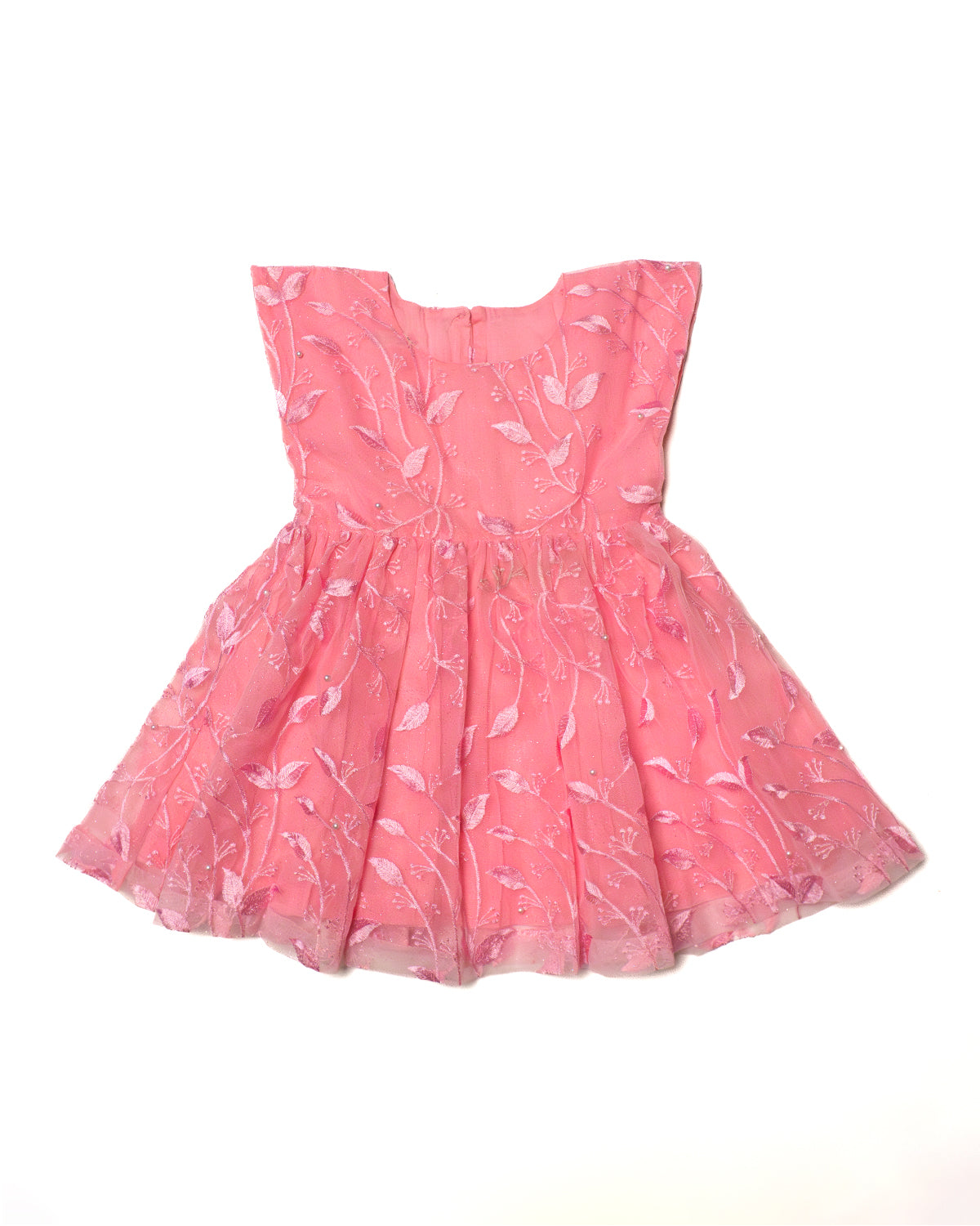 Floral Princess Rose Pink Dress