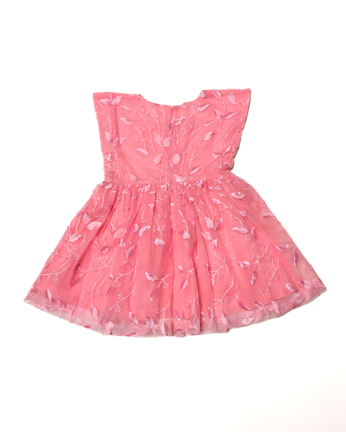 Floral Princess Rose Pink Dress