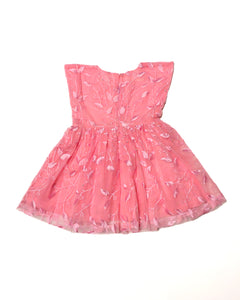 Floral Princess Rose Pink Dress