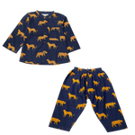 Load image into Gallery viewer, Midnight Blue Leopard Dreams Boys Sleepwear
