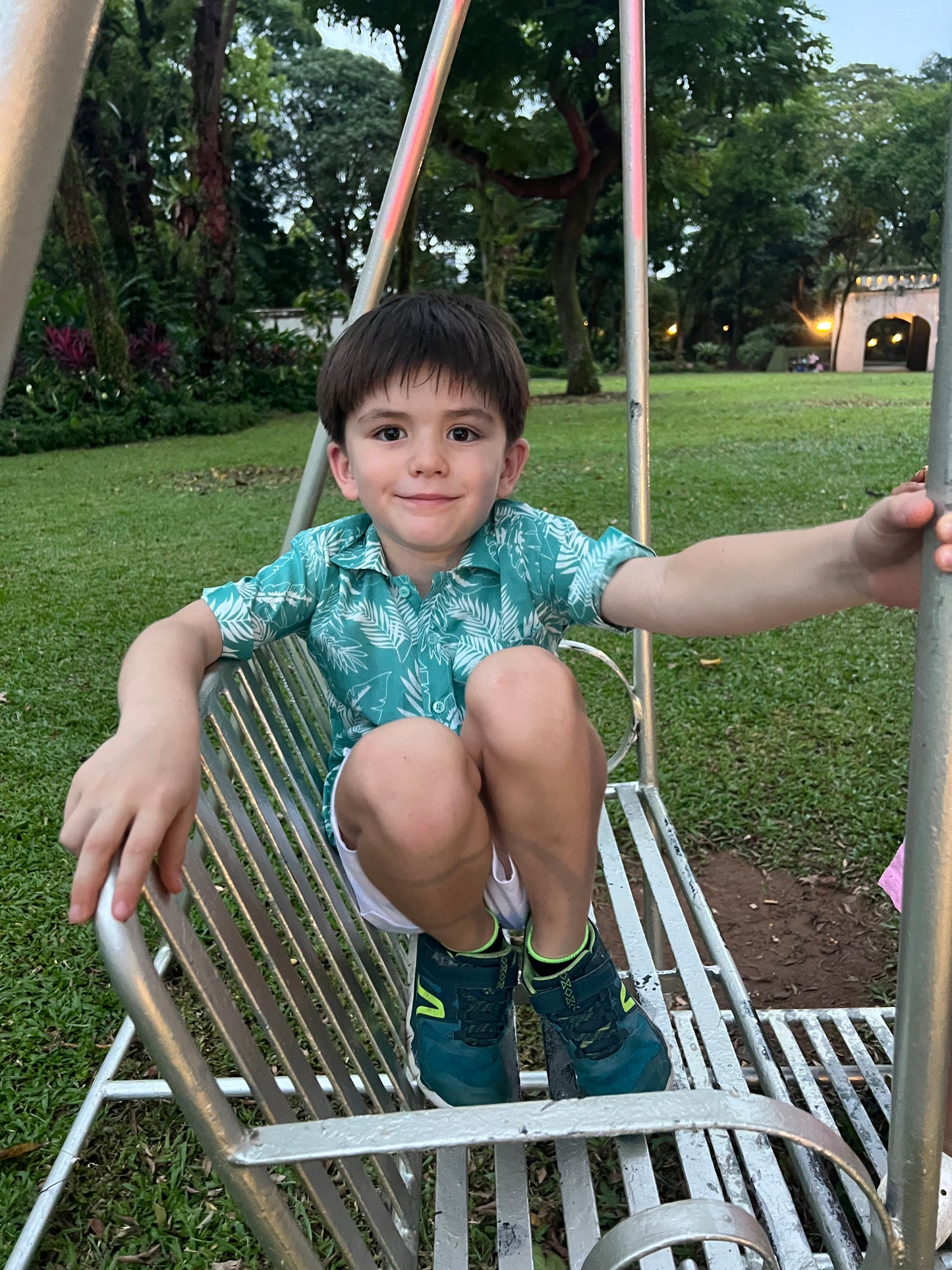 Turquoise Canopy Shirt