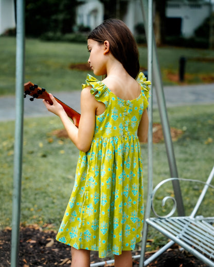 Fun and Flare Green Dress