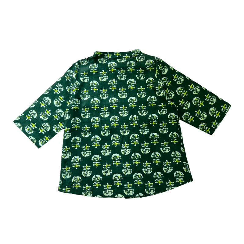 Green Dream Mushroom Boys Sleepwear