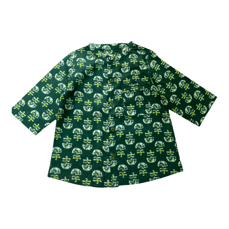 Green Dream Mushroom Boys Sleepwear