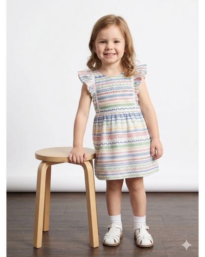 Rainbow Carnival Girls Dress