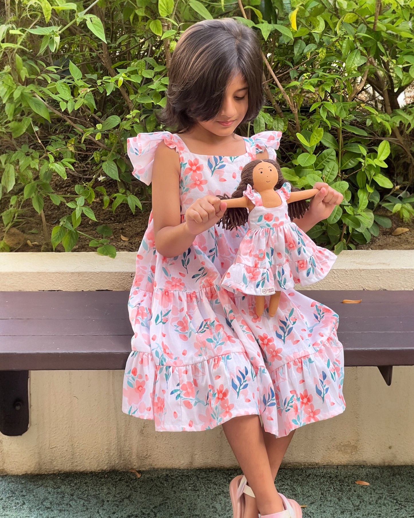 Peachy Bloom Girl’s Dress