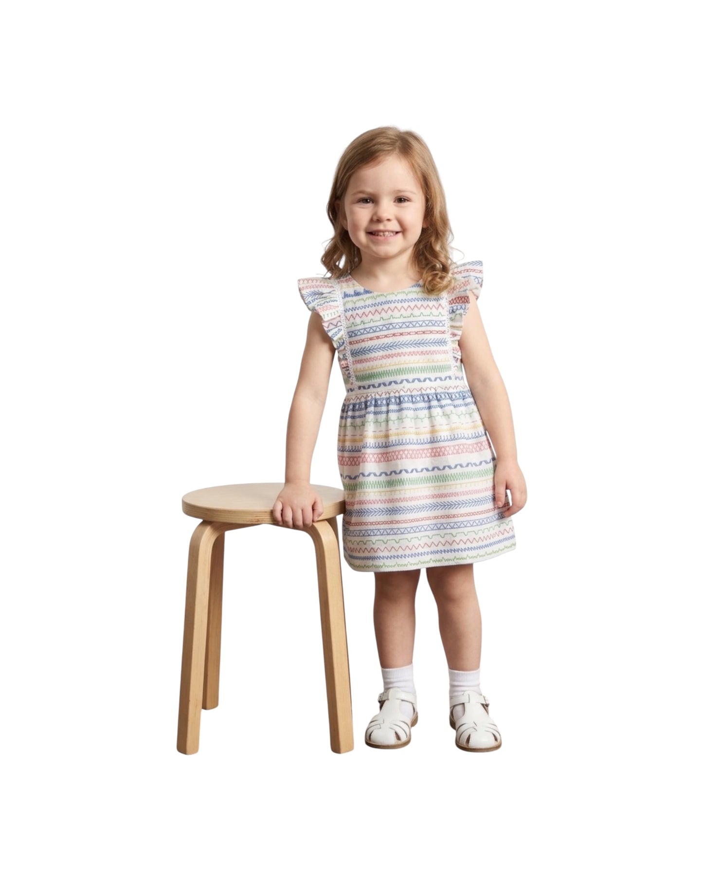 Rainbow Carnival Girls Dress