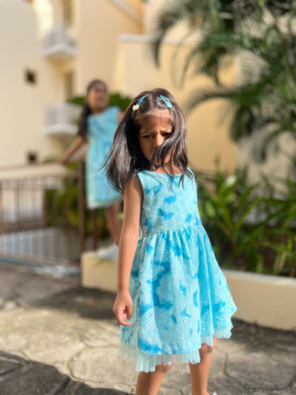 Beach Blue Girls Dress