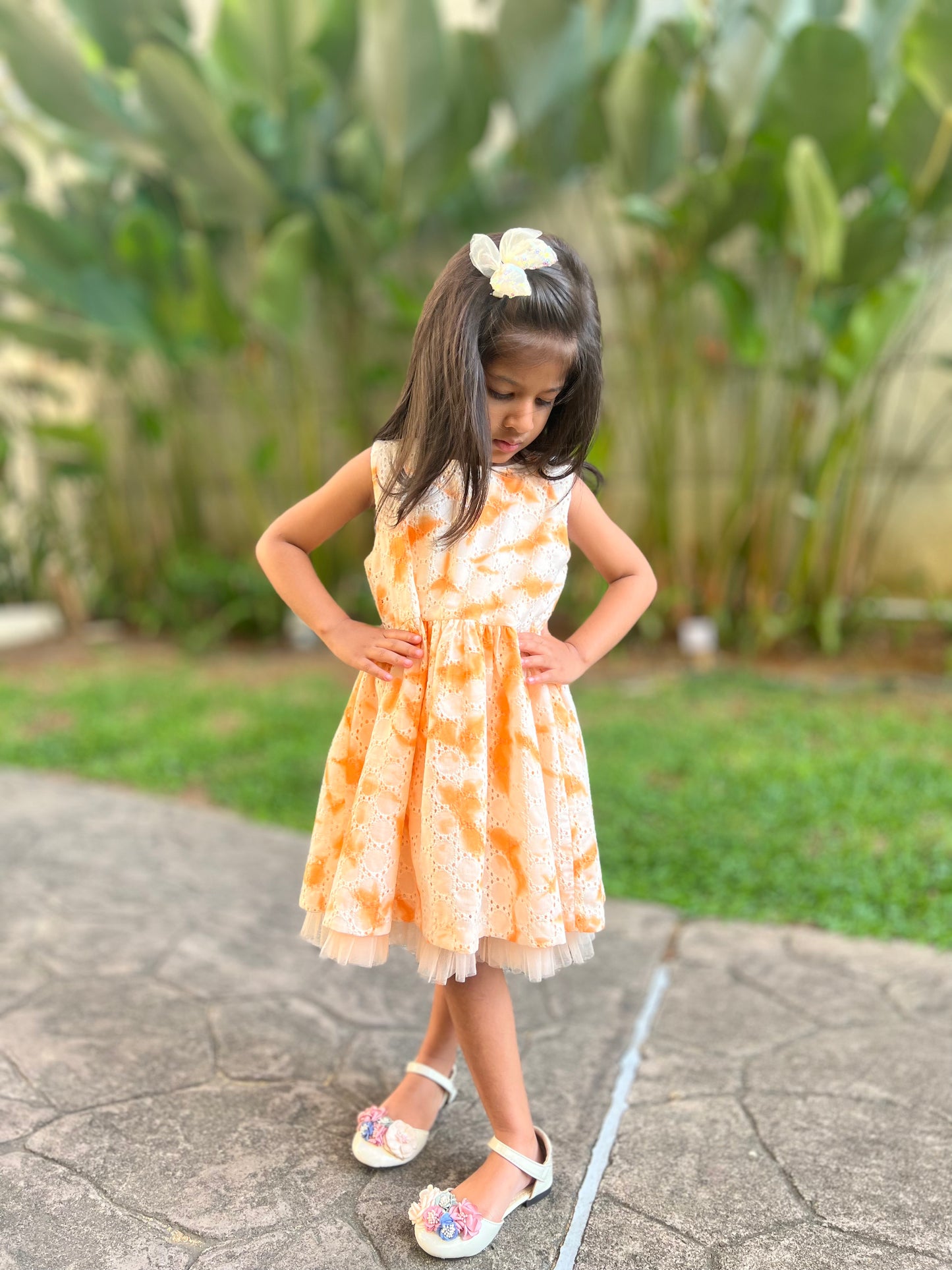 Peaches And Creams Girls Dress