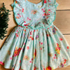 Minty Meadow Blooms Girls Dress