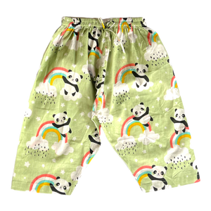 Green Panda Paws Slumber set Boys'Sleepwear