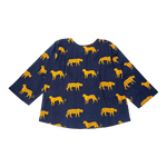 Load image into Gallery viewer, Midnight Blue Leopard Dreams Girls Sleepwear
