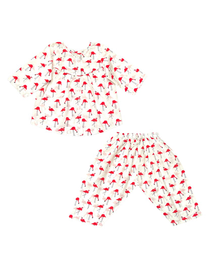 Let’s Flamingle Girls Sleepwear