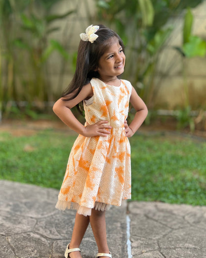 Peaches And Creams Girls Dress