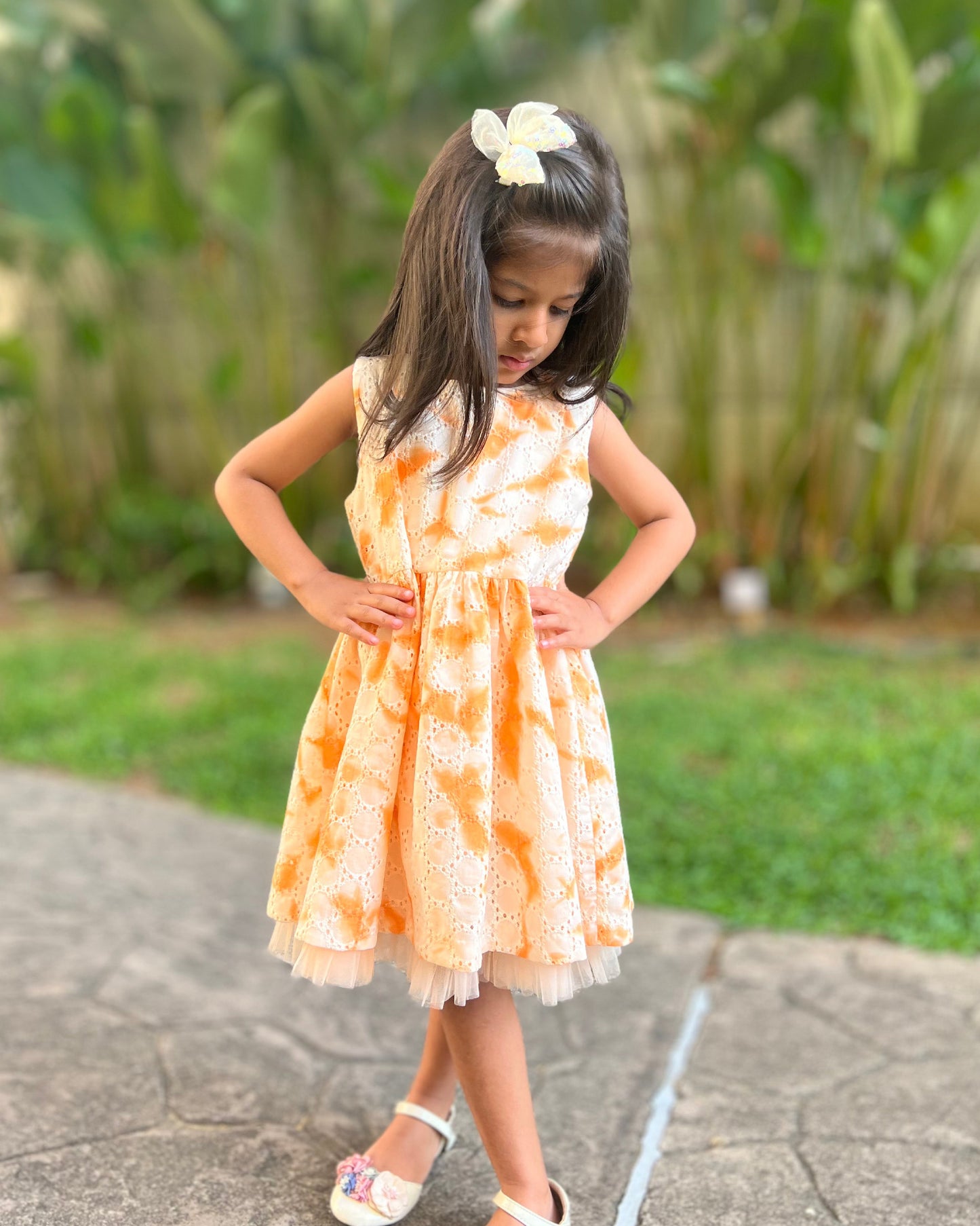 Peaches And Creams Girls Dress