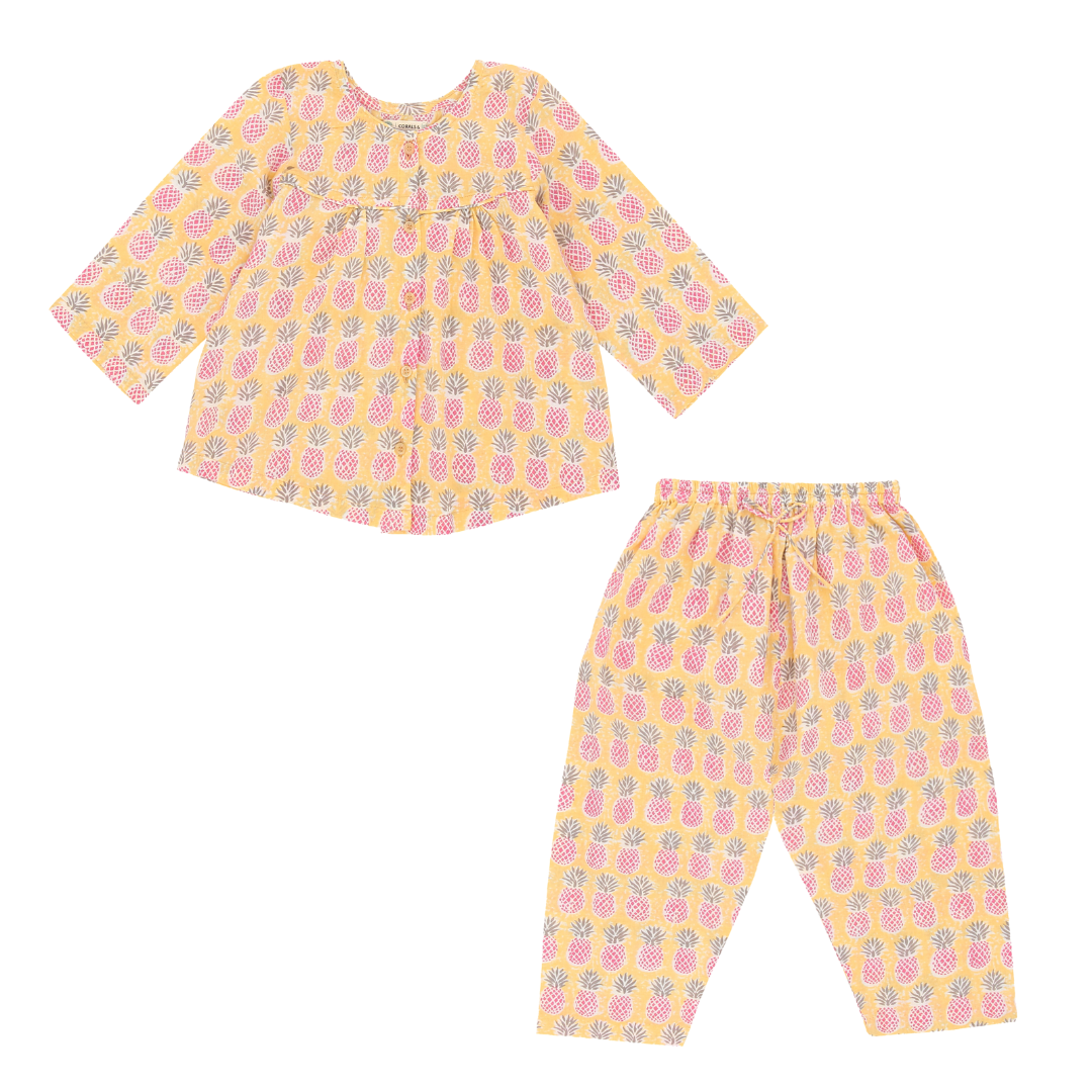 Pineapple Party Girls Sleepwear