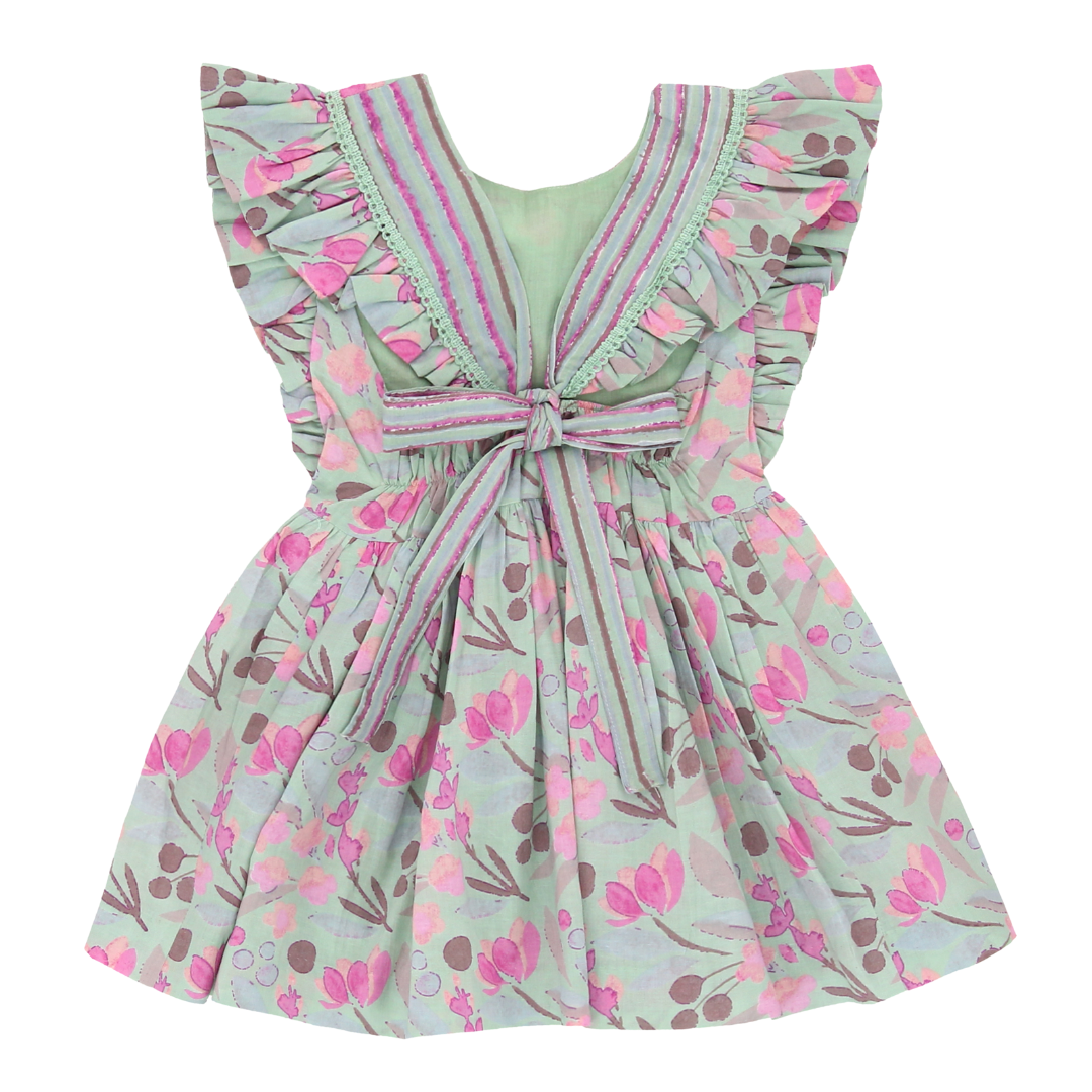 Bubble Bloom Girls Dress