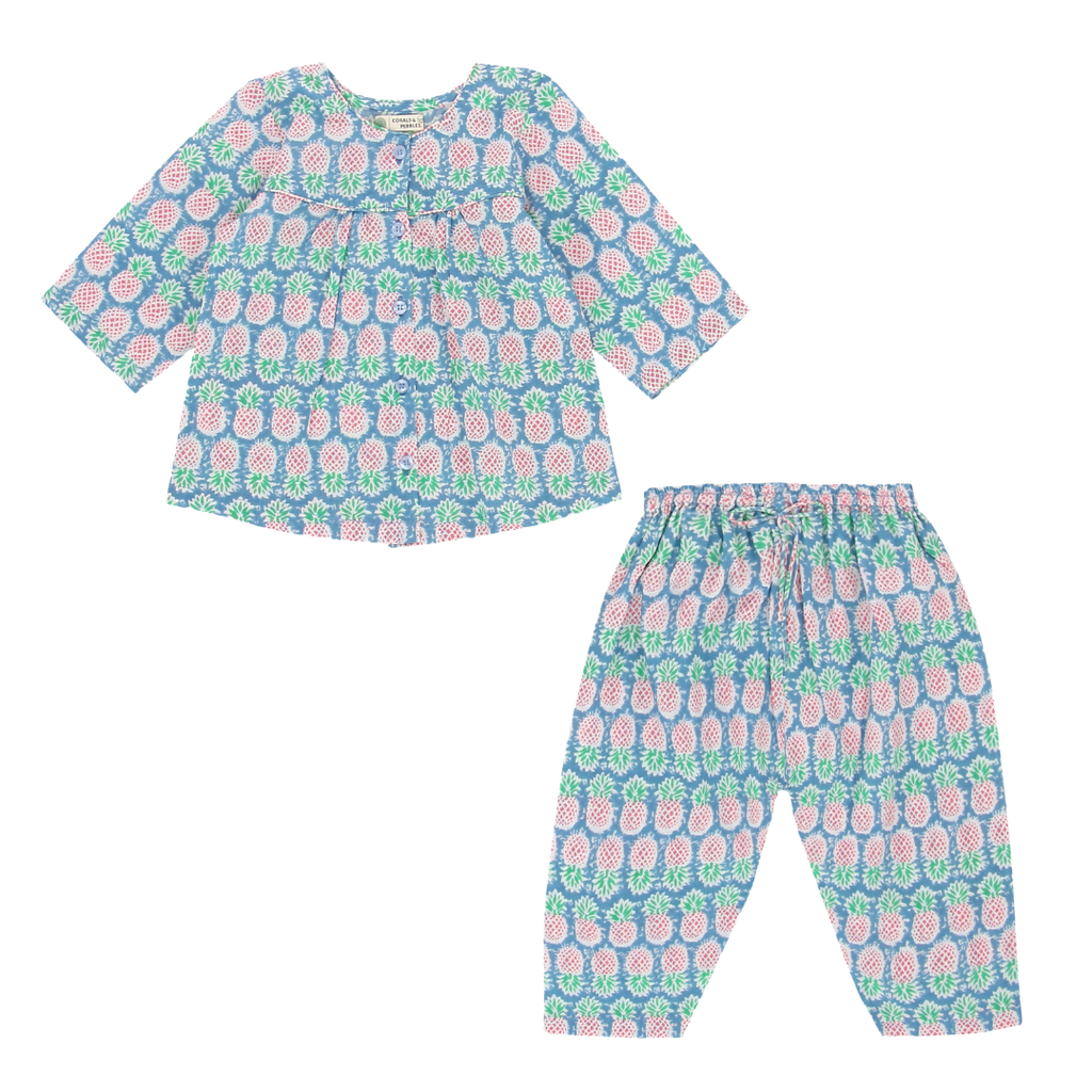 Pine-aloha-loca Girls Sleepwear